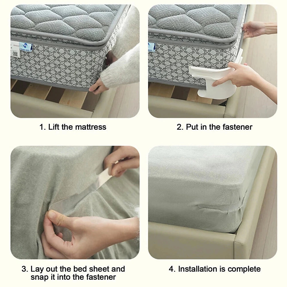 Bed Sheet Secure Lock (4pcs set)
