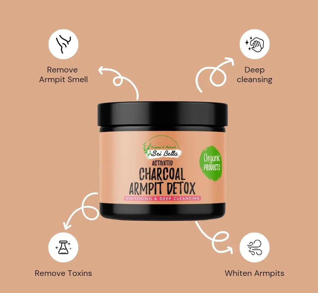 Activated Charcoal Armpit Detox Powder