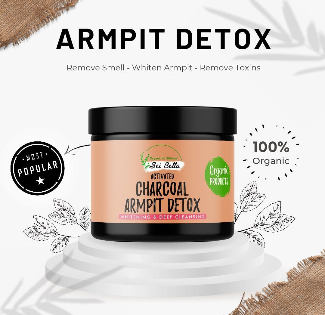 Activated Charcoal Armpit Detox Powder