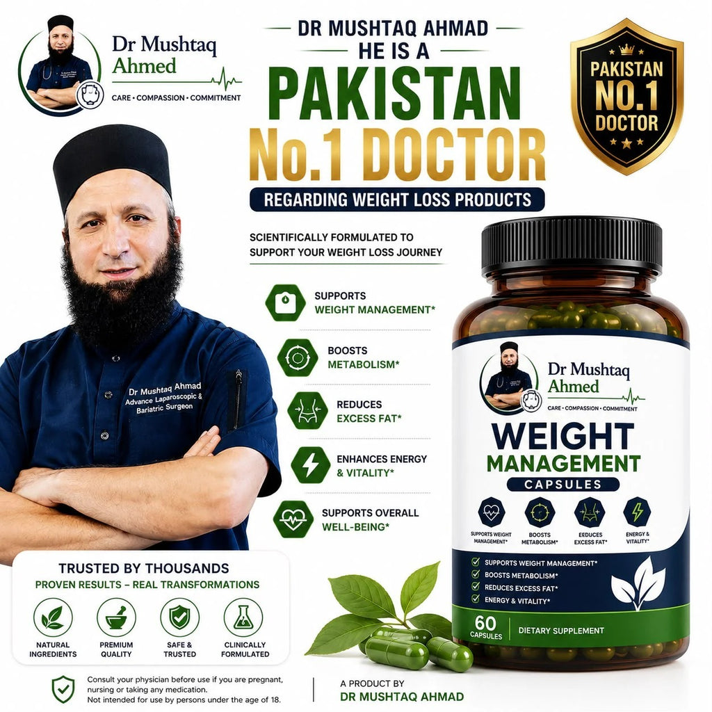 Weight Management Capsules – Herbal Formula for Metabolism & Wellness