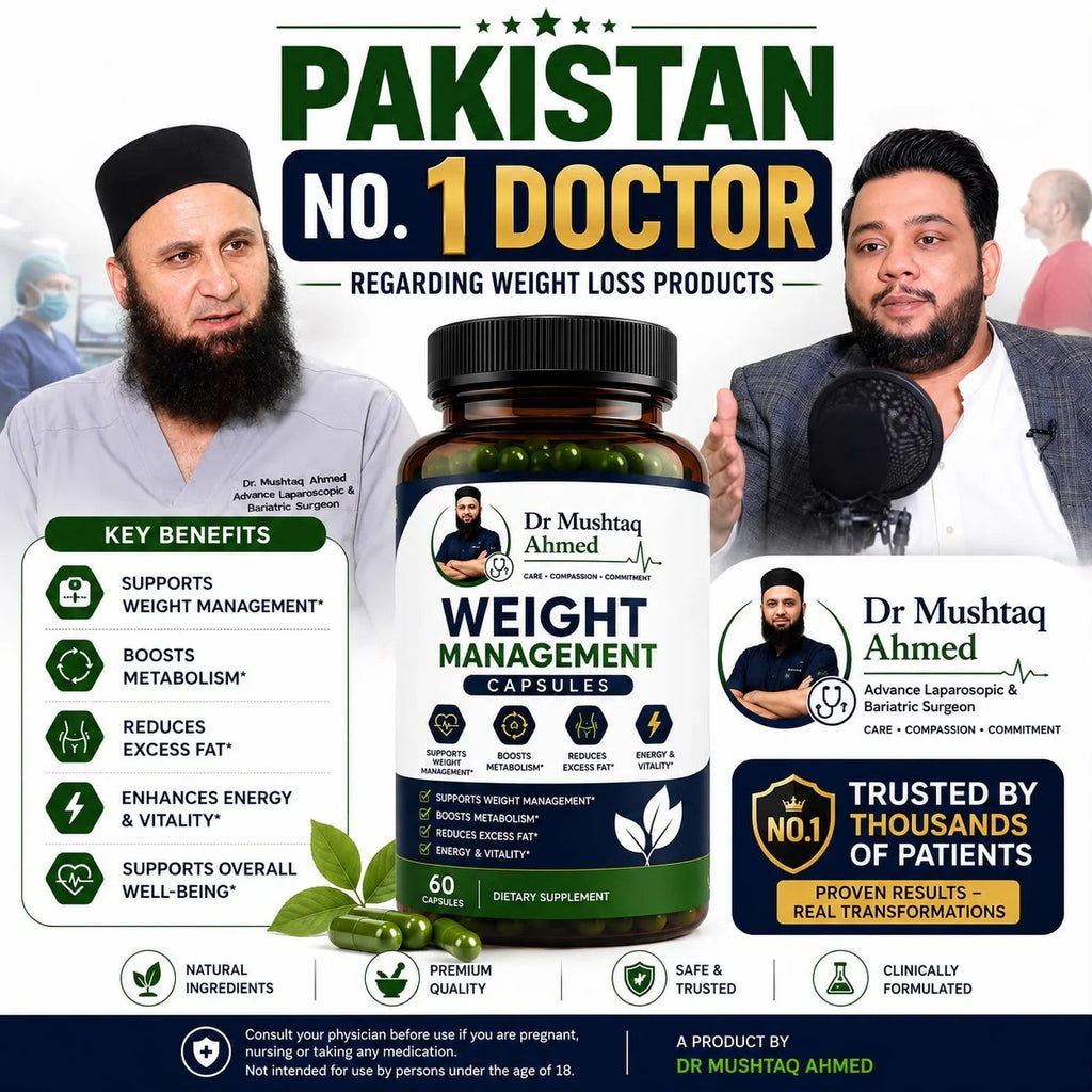 Weight Management Capsules – Herbal Formula for Metabolism & Wellness