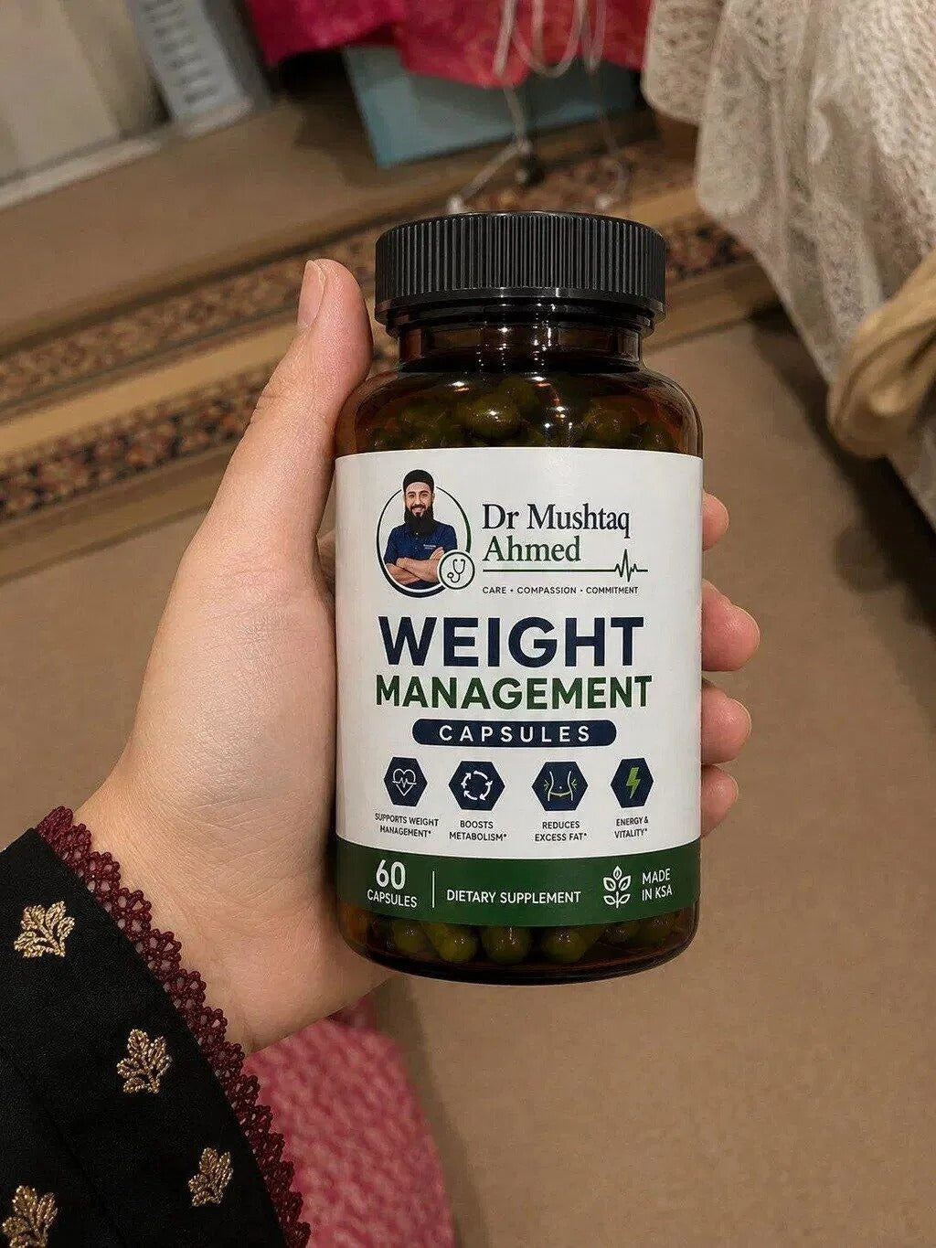 Weight Management Capsules – Herbal Formula for Metabolism & Wellness