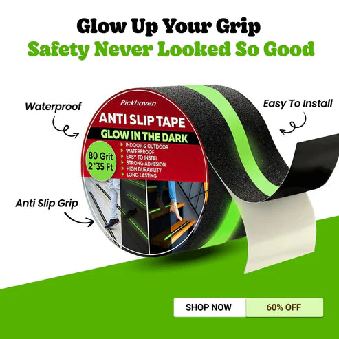 Anti Slip Tape - Glow in the Dark (2 Inch x 5 Meter)