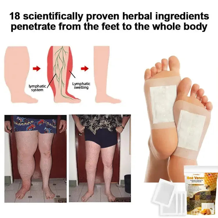 Lymphatic Drainage & Slimming Foot Patches 🌿👣